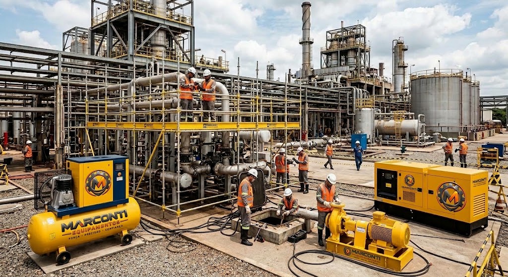 Equipamentos para locação industrial e manutenção da Marconti em Barueri SP