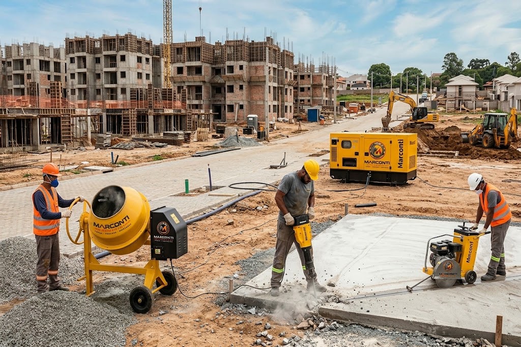 Equipamentos para construção civil e reformas da Marconti em Barueri SP